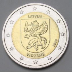 2 euro 2016 - Regions of Latvia - Vidzeme