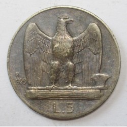 5 lire 1929