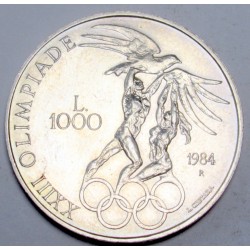 1000 lire 1984 - Olympische Sommerspiele