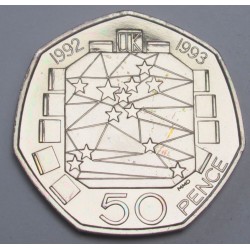 50 pence 1992 - európai közösség