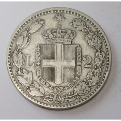 2 lire 1884