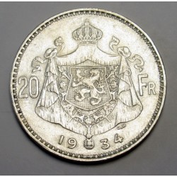 20 francs 1934