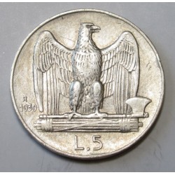 5 lire 1930