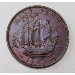 1/2 penny 1942