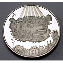 1 dollar 2019 PP - Pufferfish