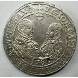 II. Johann Ernst 1 thaler 1581 - Sachsen-Coburg