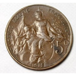 5 centimes 1916
