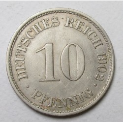 10 pfennig 1902 A