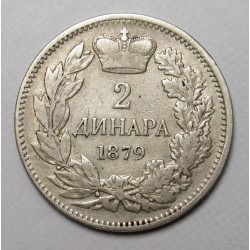 2 dinara 1879