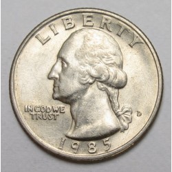 quarter dollar 1985 D
