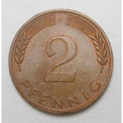 2 pfennig 1978 F