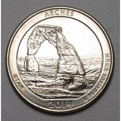 quarter dollar 2014 D - Utah Delicate Arch