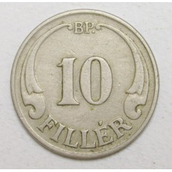 10 fillér 1938