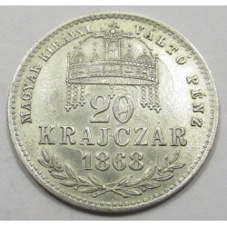 20 kreuzer 1868 GYF (Alba Iulia)