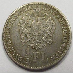 1/4 florin 1860 B