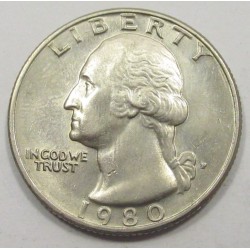 quarter dollar 1980 P