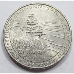 5 cents 2005 P - Lewis és Clark felfedezők