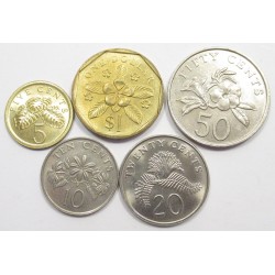 Singapur coin set 1986-1988