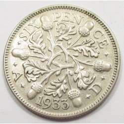 6 pence 1933