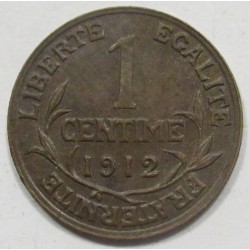 1 centime 1912