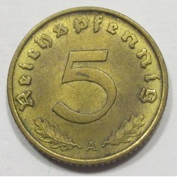 5 reichspfennig 1937 A