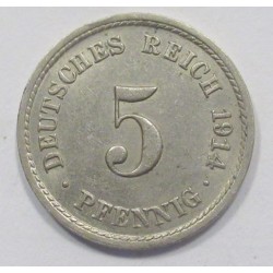 5 pfennig 1914 A