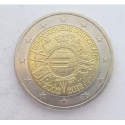2 euro 2012 J - Euro 10 jähriges Jubiläum
