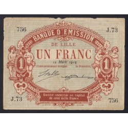 1 franc 1915 - Lille