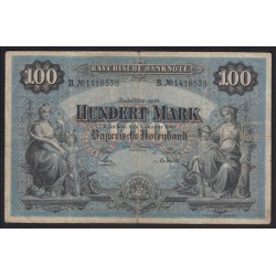 100 mark 1900 - Bayern