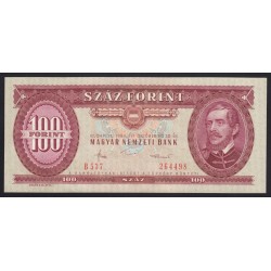 100 forint 1984 - FORDÍTOTT HÁTLAPI ALAPNYOMAT