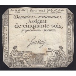 50 sols 1793, Saussay