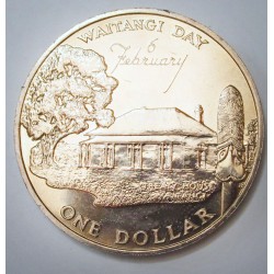 1 dollar 1977 - Waitangi day