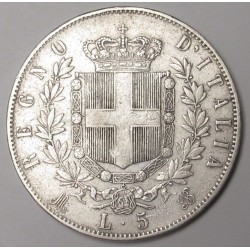 5 lire 1873