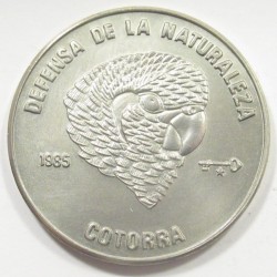 1 peso 1985 - Parrot