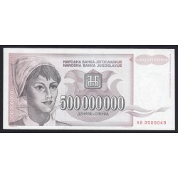 500.000.000 dinara 1993