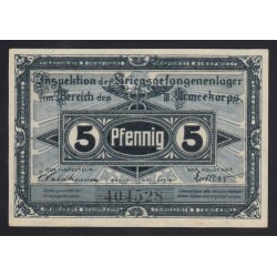 5 pfennig 1917 - Kriegsgefangenenlager Frankfurt oder