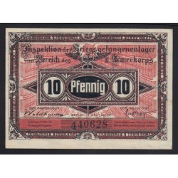 10 pfennig 1917 - Kriegsgefangenenlager Cüstrin