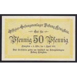 50 pfennig 1917 - Kriegsgefangenenlager Königstein