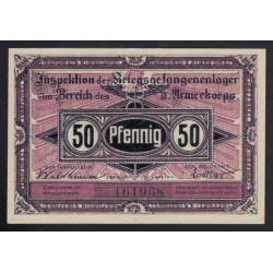 50 pfennig 1917 - Kriegsgefangenenlager Cottbus