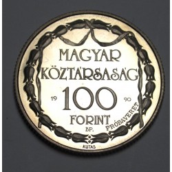 100 forint 1990 PP - Színjátszás PRÓBAVERET