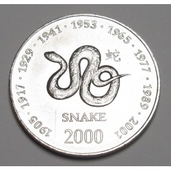 10 shillings 2000 - Snake