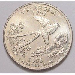quarter dollar 2008 D - Oklahoma