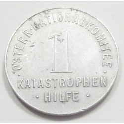 1 Katastrophenhilfe 1930's - Help token for the relietive of demage desaster