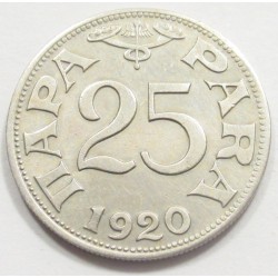 25 para 1920