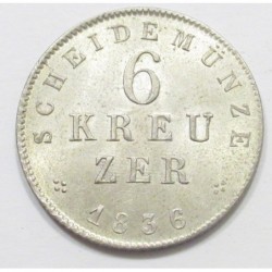 6 kreuzer 1836 - Hessen