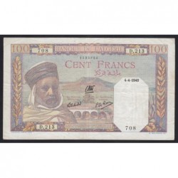 100 francs 1940