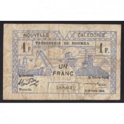 1 franc 1942 - Új-Kaledónia