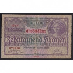 10000 kronen/1 schilling 1924
