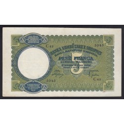 5 franga 1939