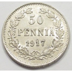 50 pennia 1917 S - without crown